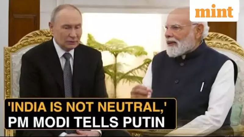 Putin Assures PM Modi of Peaceful Ukraine Settlement in Delhi Talks