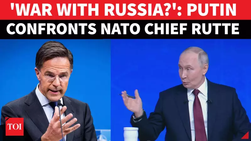 Putin Blasts NATO Chief Rutte: 'Can You Read?' In Fiery Press Conference