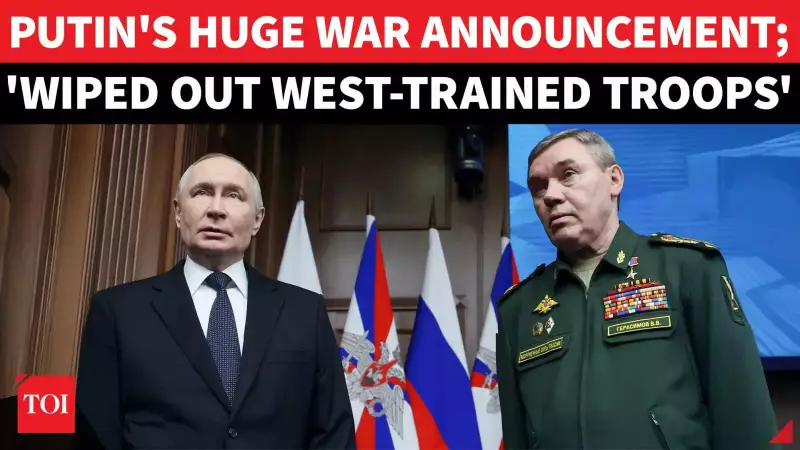 Putin Claims Victory Over West-Trained Ukrainian Forces, Eyes Buffer Zone