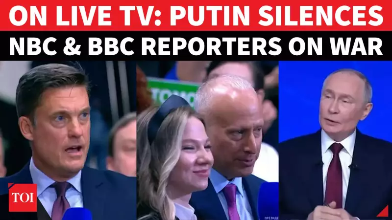 Putin Denies Starting Ukraine War, Deflects Blame in Heated Press Conference