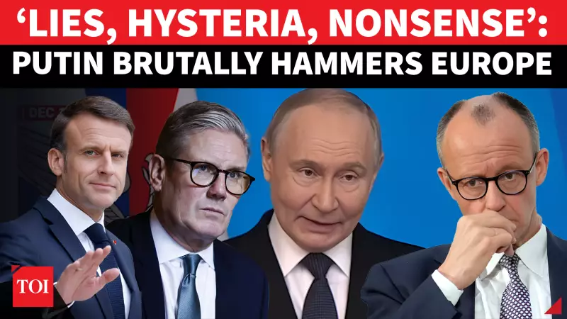 Putin's Fiery 15-Minute English Speech: Calls Europe 'Little Pigs & Liars', Denies Attack Plans