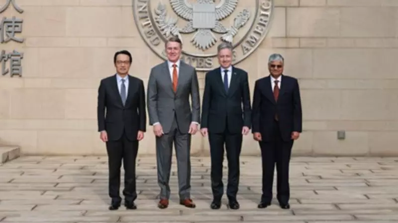 Quad Ambassadors Meet in Beijing Amid Taiwan Tensions, Reaffirm Free Indo-Pacific