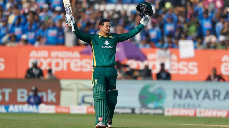 Quinton de Kock's 109 vs India: Records Broken in 3rd ODI