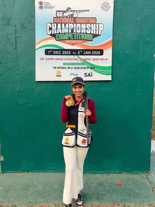 Raiza Dhillon, 21, Wins First Senior National Skeet Gold at 68th Nationals