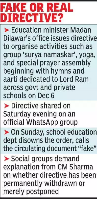 Rajasthan Withdraws 'Shaurya Diwas' Order for Dec 6 After Backlash