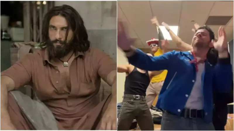 Ranveer Singh Reacts as Nick Jonas Grooves to 'Dhurandhar' Song