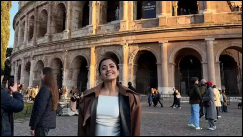 Rashmika Mandanna's Roman Holiday: Pics, Food & Rumoured Beau's Brother