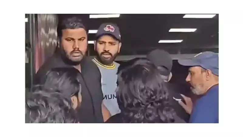 Rohit Sharma Mobbed by Fans in Jaipur, Sparks Security Debate