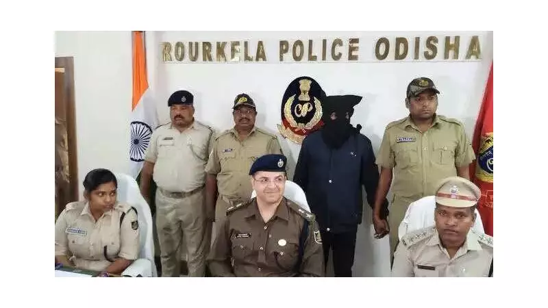 Rourkela Police Nab Wanted Criminal, Seize 35 Swords & Illegal Arms