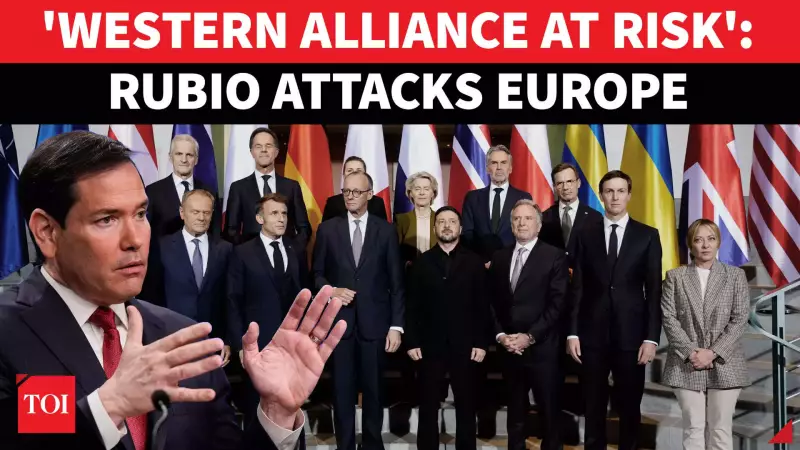 Rubio Defends Trump's Security Strategy, Warns Europe of 'Civilisational Erosion'