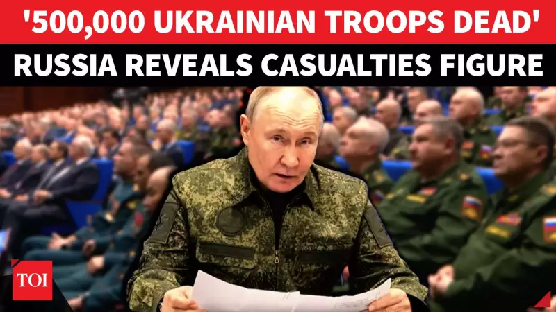 Russia Claims 500,000 Ukrainian Troops Lost, Says War Won't End