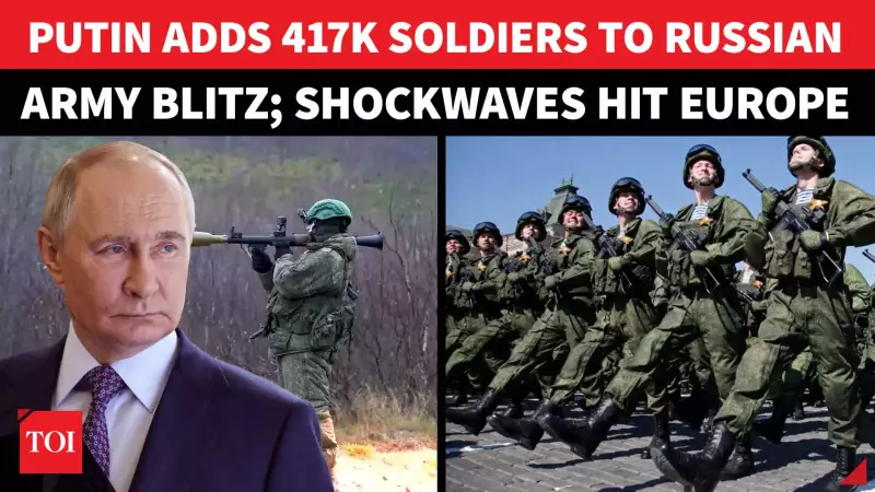 Russia's Military Surge: 450,000 New Troops Alarm NATO, Fears of Escalation