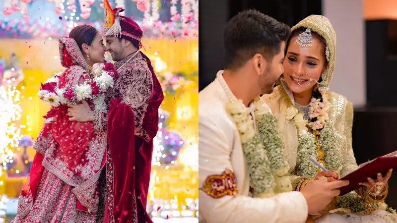 Saaraa Khan & Krrish Pathak Tie Knot in Dual Hindu-Muslim Ceremonies