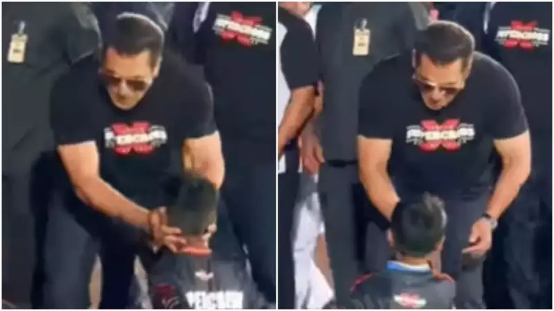 Salman Khan's Heartwarming Moment with Kids in Hyderabad Steals the Internet