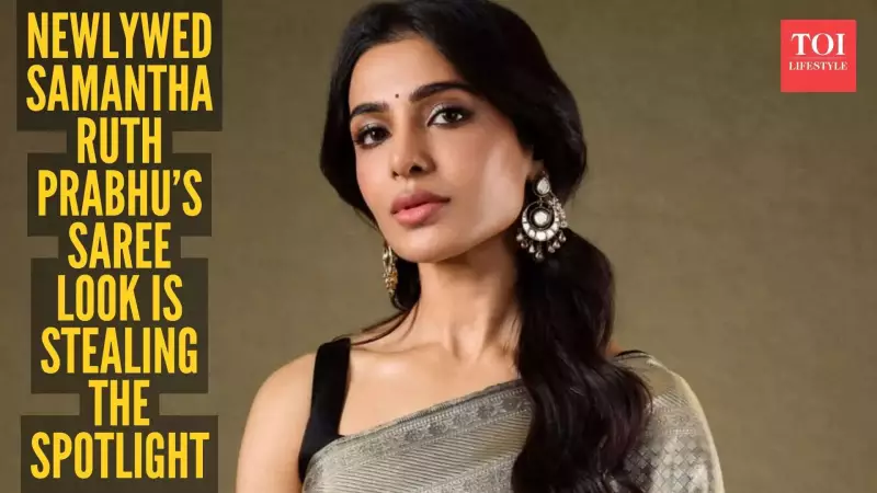 Samantha Ruth Prabhu's Houndstooth Saree: A Masterclass in Modern-Ethnic Fusion