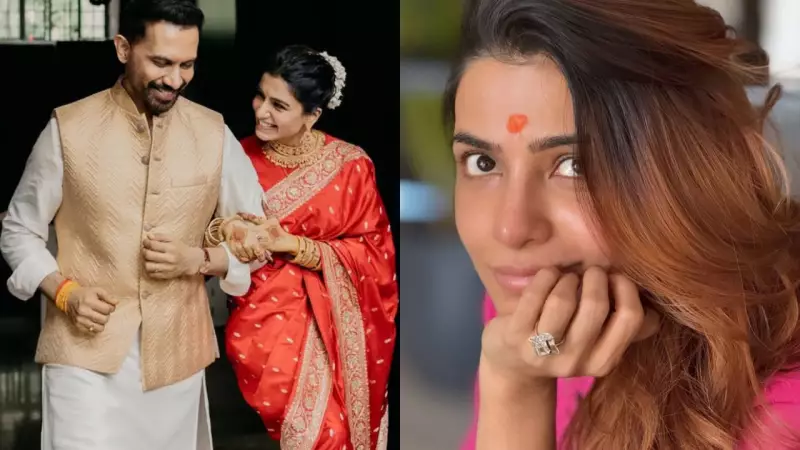 Samantha's Giant Portrait-Cut Diamond Ring Steals Wedding Spotlight