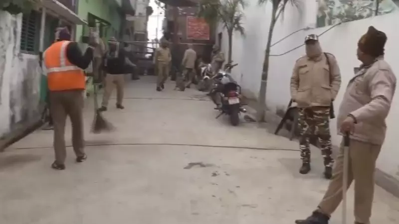 Sambhal on High Alert: Heavy Security Deployed Ahead of Mosque Encroachment Removal