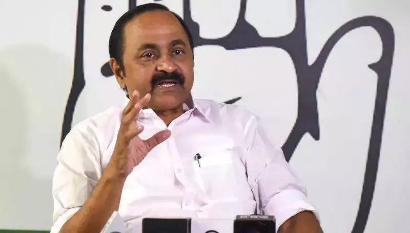 Satheesan Slams BJP for Removing Gandhi's Name from MGNREGS, Calls It 'Fear'