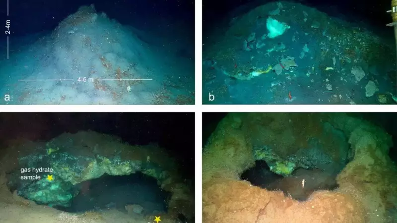 Scientists Discover Methane Hydrate Mounds & Life at 3640m in Greenland Sea