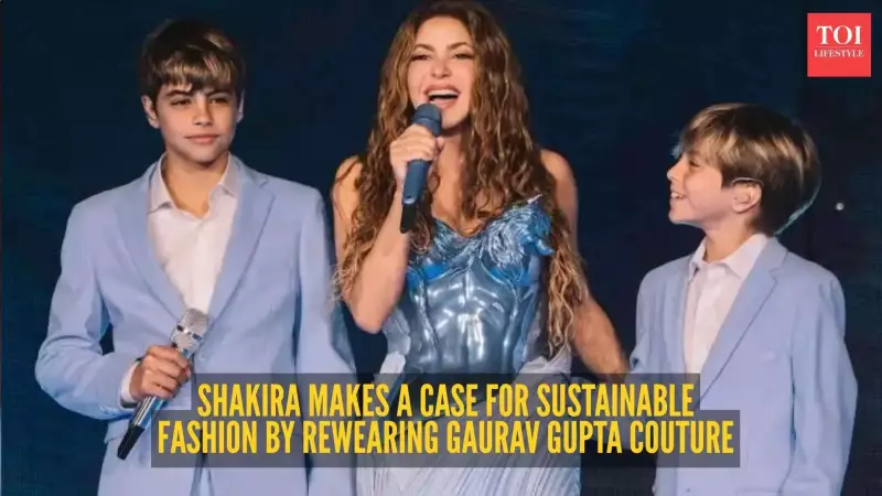 Shakira Champions Sustainable Fashion, Re-wears Gaurav Gupta Gown for Milestone Show
