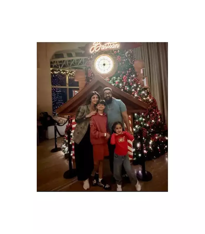 Shilpa Shetty's Festive Christmas with Family Amid Tax Clarification