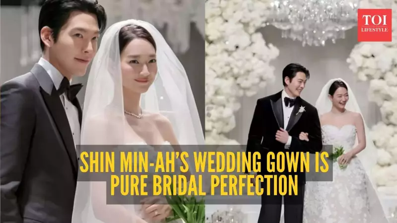 Shin Min-Ah & Kim Woo-Bin Marry: See Her Rs 25.6 Lakh Elie Saab Bridal Gown
