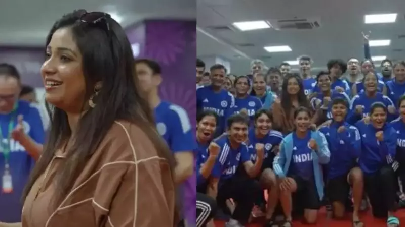 Shreya Ghoshal Surprises Indian Women's Cricket Team Before World Cup Opener