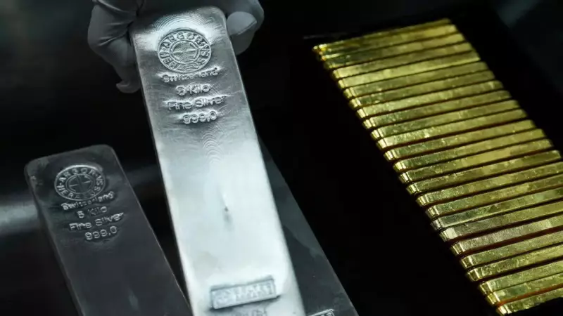 Silver Soars to Record ₹2.41 Lakh/kg, Gold Dips Amid Global Rally