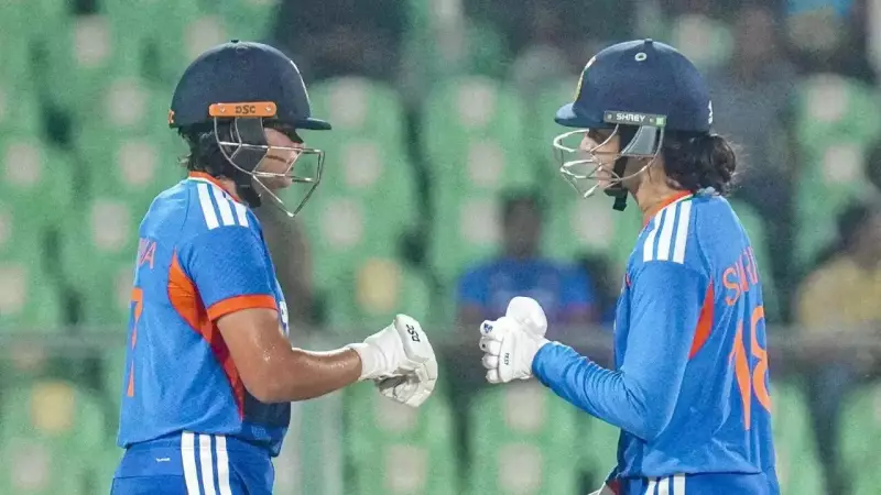 Smriti Mandhana, Shafali Verma Power India Women to Record 221/2 vs Sri Lanka
