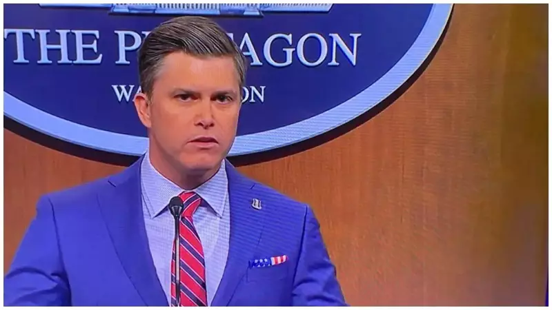 SNL's Colin Jost Satirizes Pete Hegseth as Pentagon Chief in War Crimes Skit