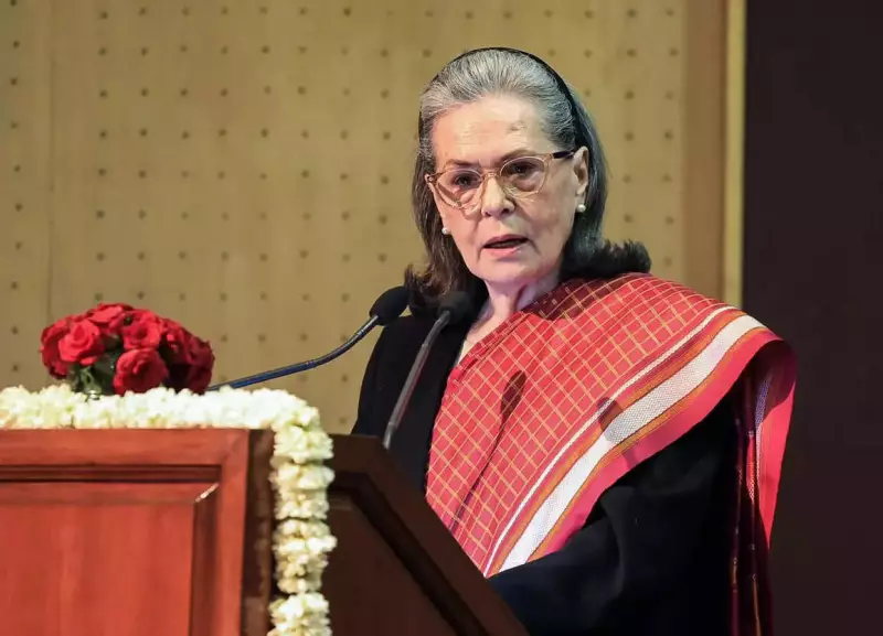 Sonia Gandhi Accuses BJP of Trying to Erase Nehru's Legacy