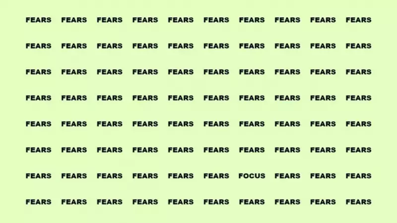 Spot the Hidden 'FOCUS' in the 'FEARS' Image? Why Most Miss It