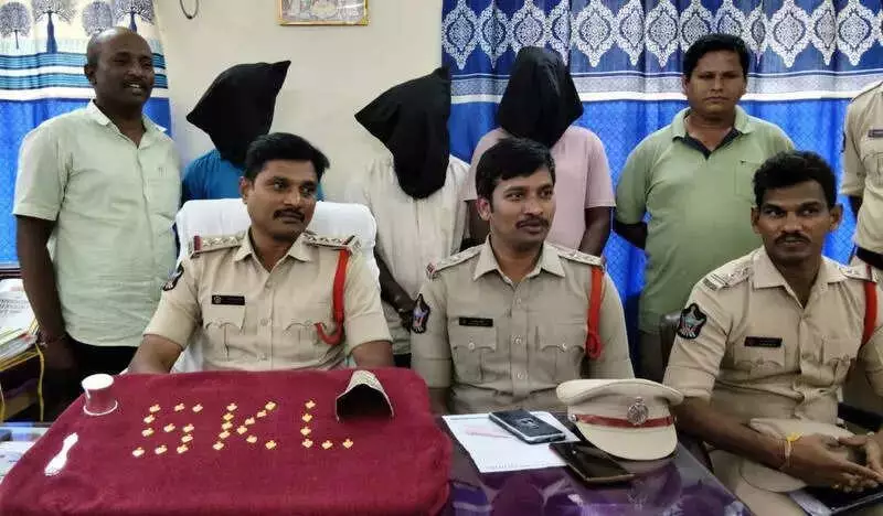 Srikakulam Police Nab 3 Temple Thieves, Recover Gold & Silver