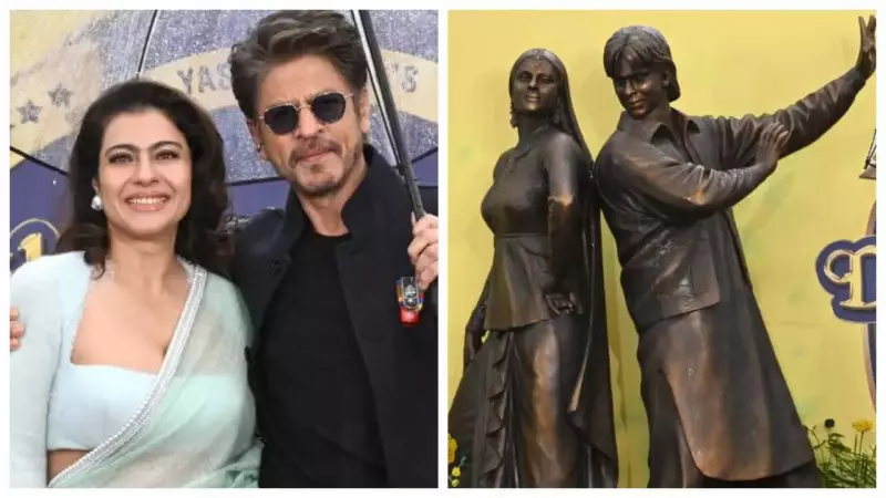 SRK & Kajol Unveil DDLJ Statue in London, Marking 30-Year Milestone
