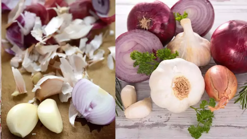 Stop Throwing Onion & Garlic Peels! 5 Surprising Kitchen Uses