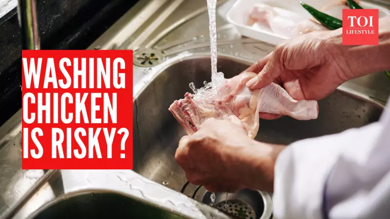 Stop Washing Chicken! Science Shows It Raises Salmonella Risk by 60%