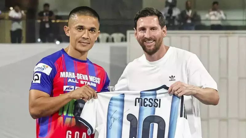 Sunil Chhetri's Fan Moment: Meeting Messi in Mumbai Heals Injury Blues