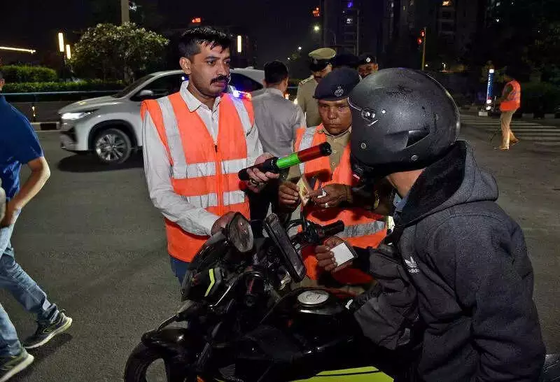 Surat Police Deploy 5000 Personnel, Drones for New Year's Eve Security