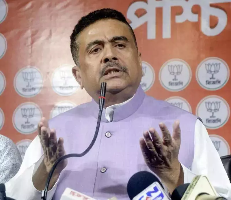 Suvendu Adhikari Storms Nandigram Police Station, Alleges Police Brutality