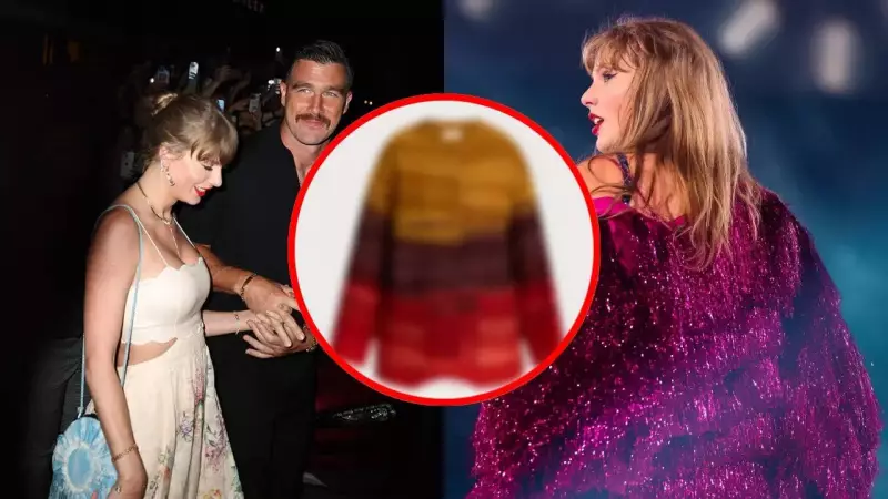 Taylor Swift's $2,300 Red-Gold Coat Steals Show at Chiefs Game