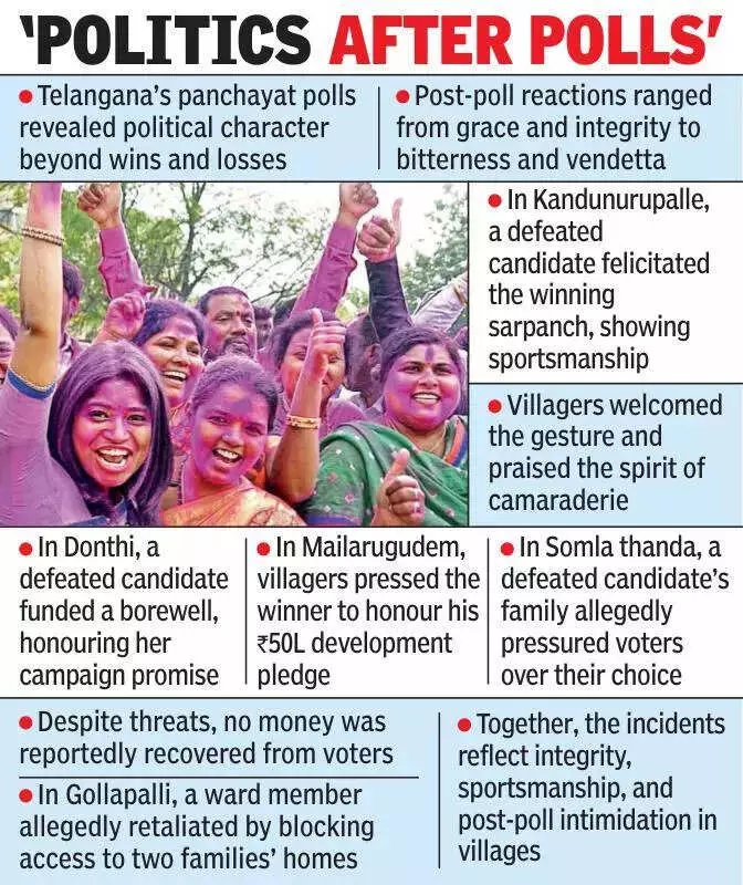 Telangana Panchayat Polls: Sportsmanship, Integrity & Vendetta Stories