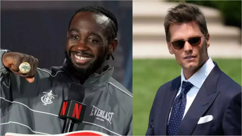 Terence Crawford's Unseen Moment with Tom Brady After Historic Canelo Win