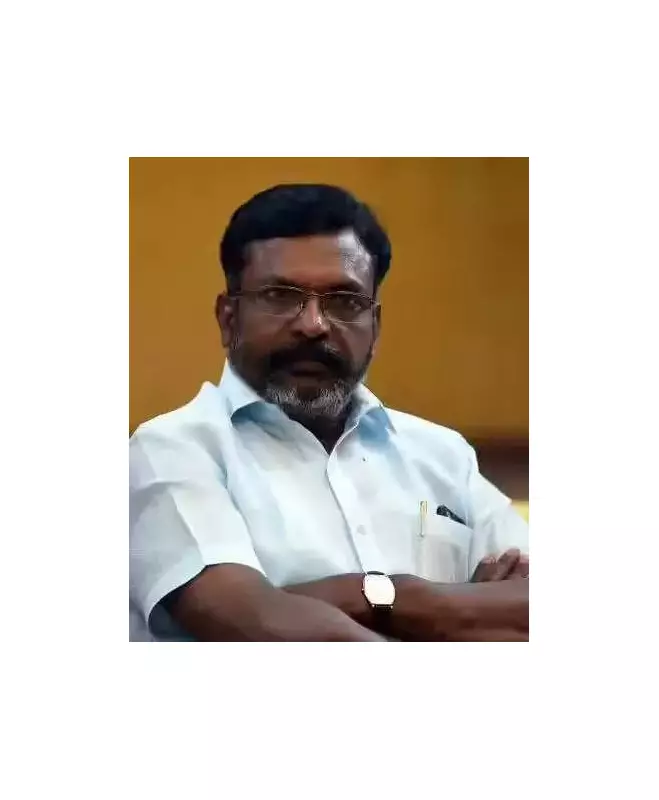 Thol Thirumavalavan Accuses TVK's Vijay of 'Hate Politics' in Power Bid