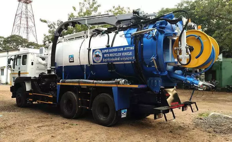 Trichy Corporation Deploys ₹3.7 Crore Super Sucker Truck to Tackle Sewage Woes
