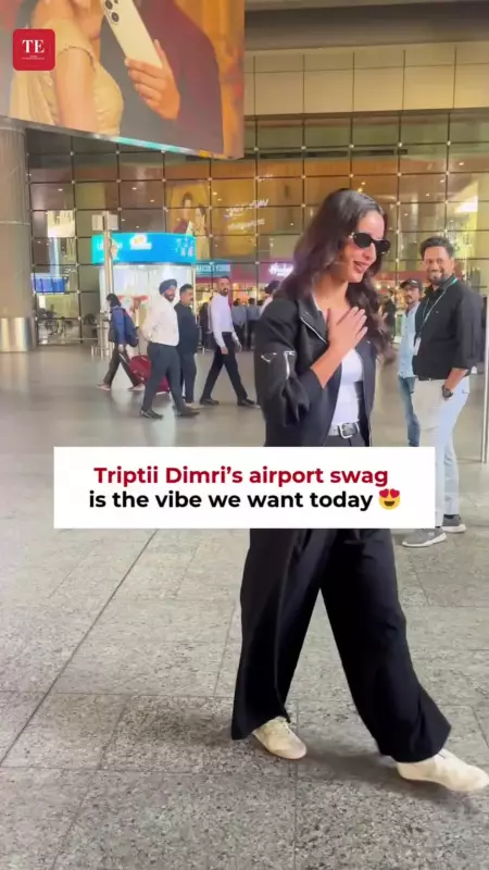 Triptii Dimri's Travel Style: 3 Lessons in Effortless Airport Fashion