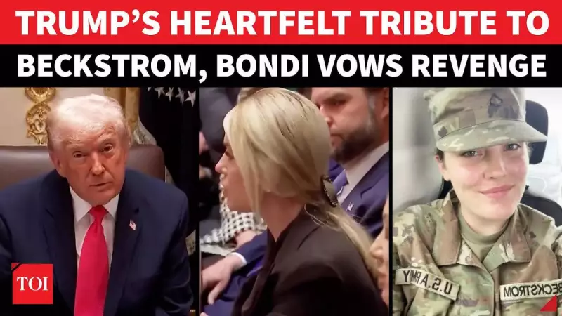 Trump Honors Slain US Soldier Sarah Beckstrom, 20, In Cabinet Meeting