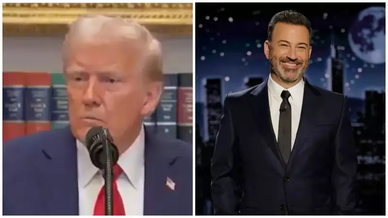 Trump Mocks Jimmy Kimmel as 'Horrible' at Kennedy Center Honours