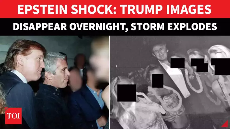 Trump Photo Vanish From Epstein Files: DOJ Sparks Cover-Up Firestorm