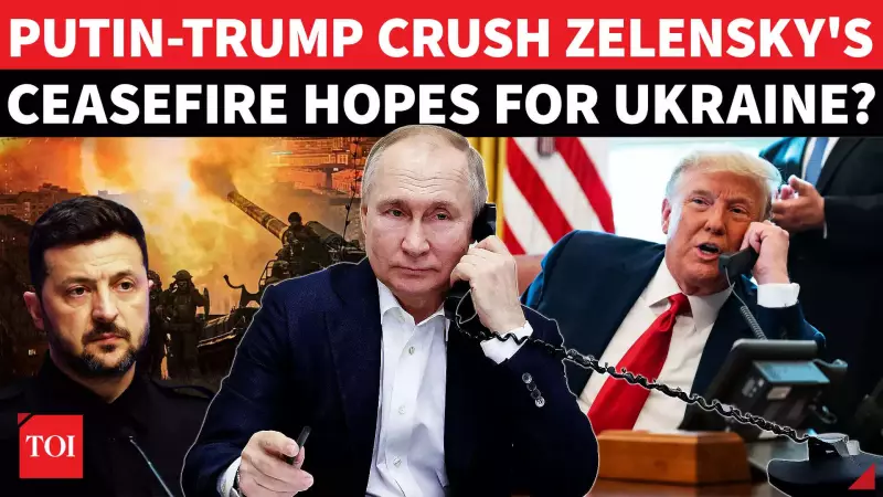 Trump-Putin Call Rejects Ukraine Ceasefire, Agrees on Working Groups | Details