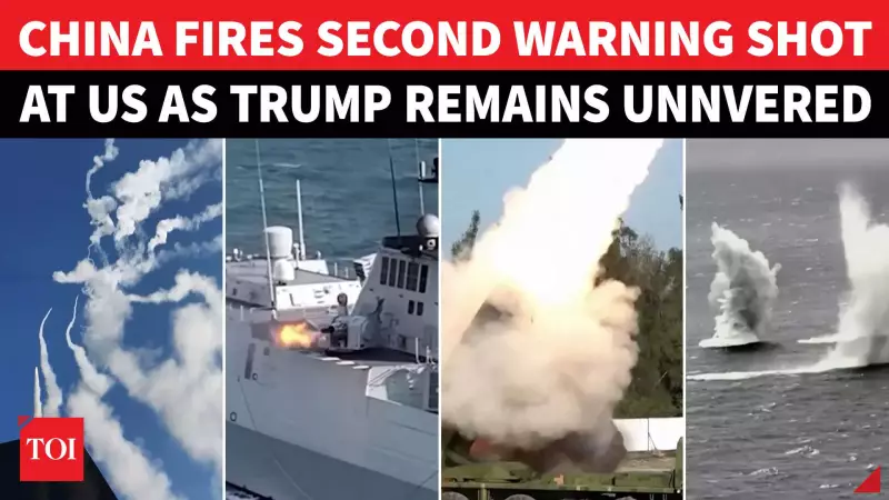Trump Unfazed as China's Taiwan War Games Escalate with Live-Fire Drills